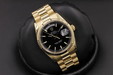 rolex mens wtch with date and day of week|rolex day date black dial.